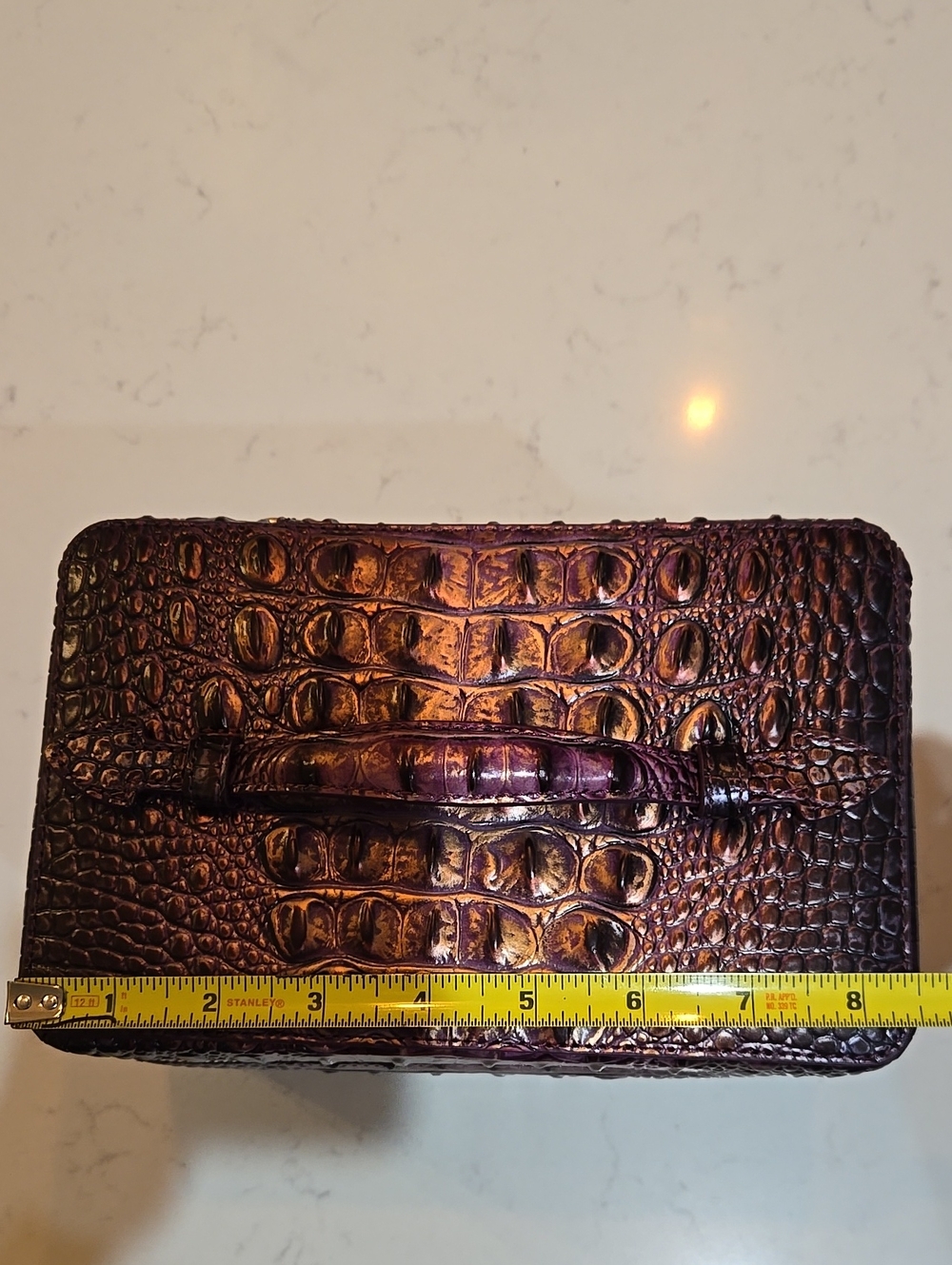 NWOT Large 8.5 X 6 X 5 Brahmin Cosmetic Case - Picture 5 of 7